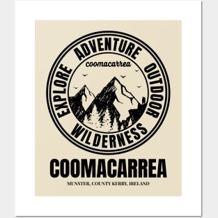 Irish Climbers - Kerry Ireland, Coomacarrea Mountain Posters and Art